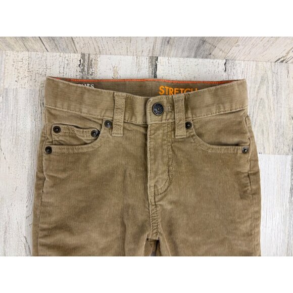 Crewcuts Boys Khaki Corduroy Pants Sz 5 Tan Cords - Picture 2 of 14